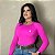 Camisa Country Proteção UV Feminina Manga Comprida Agro Rosa - Imagem 4