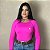 Camisa Country Proteção UV Feminina Manga Comprida Agro Rosa - Imagem 1