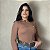 Camisa Country Proteção UV Feminina Térmica Premium Marrom - Imagem 4