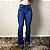 Calça Jeans Feminina Flare West Country Escura Bordada Agro - Imagem 1
