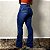 Calça Jeans Feminina Flare West Country Escura Bordada Agro - Imagem 4