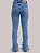 Calça Jeans Feminina Country Bordada Flare Texas Farm Clara - Imagem 3