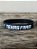 Pulseira Country Texas Farm Silicone Bandeira Preto Branco - Imagem 1