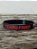 Pulseira Country Tx Farm Silicone Bandeira Preto Vermelho - Imagem 1