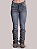 Calça Jeans Feminina Texas Farm Country Bordada Flare Agro - Imagem 1