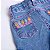 Calça Texas Farm Infantil Bordada Flare Barra Larga Clara - Imagem 6