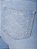 Calça Jeans Feminina Texas Farm Barra Larga Azul Claro Agro - Imagem 5