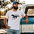 Camiseta Manga Curta Country Masculina Larga Branca Algodão - Imagem 2