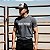 Camiseta Masculina Country Manga Curta Premium Rodeio Cinza - Imagem 1