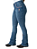 Calça Jeans Feminina Texas Farm Flare Barra Larga Country - Imagem 4