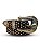 Cinto Feminino Country Brilho Strass Pelo Sintético Western - Imagem 1