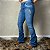 Calça Feminina Flare Jeans Bordada Pena American Country - Imagem 4