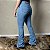 Calça Jeans Feminina American Country Flare Barra Desfiada - Imagem 4