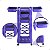 Carrinho Auxiliar Dompel Vegas Roxo - Imagem 4