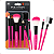 Kit Macrilan Com 5 Pincéis Rosa Ref.kp3-1 - Imagem 1