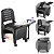 Ciranda Com Mesa Manicure Dompel Bari Preta - Imagem 1