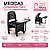 Ciranda Com Mesa Manicure Dompel Bari Preta - Imagem 4