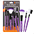 Kit Macrilan Com 5 Pincéis Roxo Ref.kp3-1 - Imagem 1