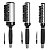 Kit C/3 Escova Ricci Perfetti Brillare P M G Proart - Imagem 1