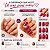 Unhas Autocolantes Kiss Ny Impress Ruby Bailarina Bipam515br - Imagem 3