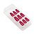 Unhas Autocolantes Kiss Ny Impress Ruby Bailarina Bipam515br - Imagem 4