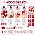 Unhas Autocolantes Kiss Ny Impress Ruby Bailarina Bipam515br - Imagem 5