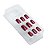 Unhas Autocolantes Kiss Ny Impress Matchmaker Quadrado Curto Bip220 - Imagem 3