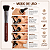 Pincel Klass Vough Brown Line Para Base e Corretivo 37 - Imagem 6