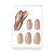 Unhas Postiças Macrilan Nude Bailarina Up406 C/24 - Imagem 3