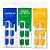 Kit Unhas Autocolantes Kiss Impress Color C/3 - Imagem 1