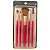 Kit Pincel Para Maquiagem Vermelho Mkp-500 - Imagem 1