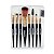 Kit Pincel Para Maquiagem Meily's Preto C/8 Mkp-146 - Imagem 3