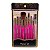 Kit Pincel Para Maquiagem Meily's Pink C/8 Mkp-146 - Imagem 1