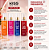 Kit Kiss New York Body Splash: Lady In Red, Sweet Heart, Sun Kisses, Night Love 200ml - Imagem 7