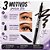 Lápis Retrátil Para Olhos Ruby Kisses Intense Eyeliner Blacky Rae02br - Imagem 5