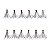 Cílios Tufinhos Ludovicus Premier Eyelash Flare Under Black - Imagem 4