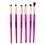 Kit de Pincéis Para Maquiagem Meily´s Rosa C/6 - Imagem 3