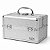 Maleta de Maquiagem Ruby's Prata com 2 Bandejas Fs-1142a - Imagem 1
