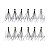 Cílios Tufinho Ludovicus Premier Eyelash Flare Combo Black - Imagem 3