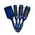 Kit Escova Belliz Blue Antibac C/4 - Imagem 1