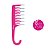 Pente Ricca Belliz Shower Cachos Rosa Cod.581 - Imagem 6