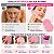 Esponja Facial Ricca Celulose Rosa Com 2 Unidades - Imagem 3