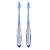 Kit Escova Dental Compact Macia Kess Belliz Azul C/2 - Imagem 3