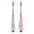 Kit Escova Dental Compact Macia Kess Belliz Azul/rosa C/2 - Imagem 3