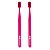 Kit Escova Dental Extra Macias Kess Pro Belliz Rosa/roxo C/4 Un - Imagem 4