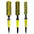 Kit Escova Evas Professional Amarela C/5 - Imagem 4
