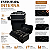 Maleta Carrinho Indice Tokyo Nyx 2 Andares 2 Rodinhas Preta Ref.2739 - Imagem 6