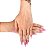 Unhas Postiças Jelly Kiss New York Rosa It Girl Bailarina Longo - Imagem 4