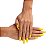Unhas Postiças Colors Kiss New York Amarelo Canário Bailarina Longo - Imagem 4