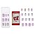 Unhas Autocolantes Kiss Impress Nail Art Sweet Life Quadrado Curto C/30un Ime03b - Imagem 3